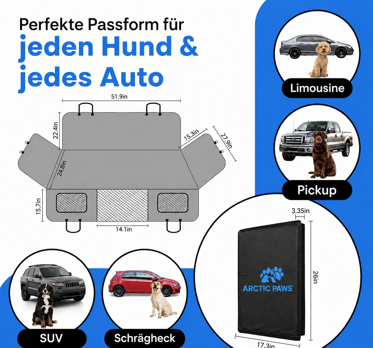 Arcticpaws - Autositzschutz